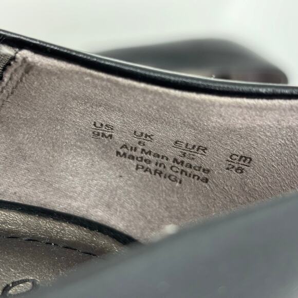 Life Stride Parigi Womens Size 9 Black Pump High Heels Round Toe Career - Picture 7 of 11